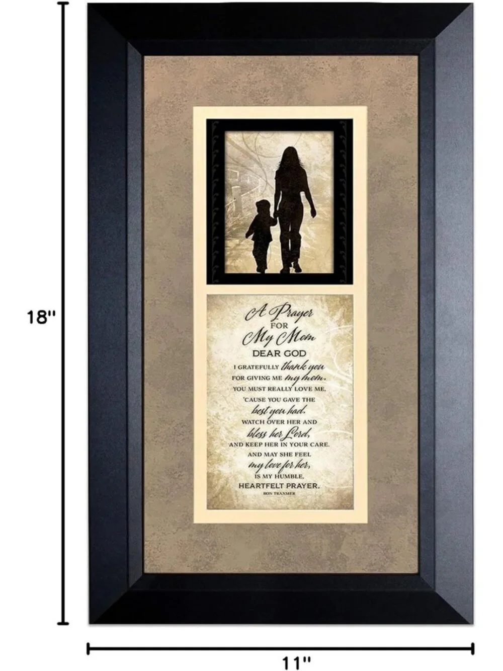 Wood Wall Plaque for Mom | 11x18 Inches | Handmade Gift for Mother's Day
